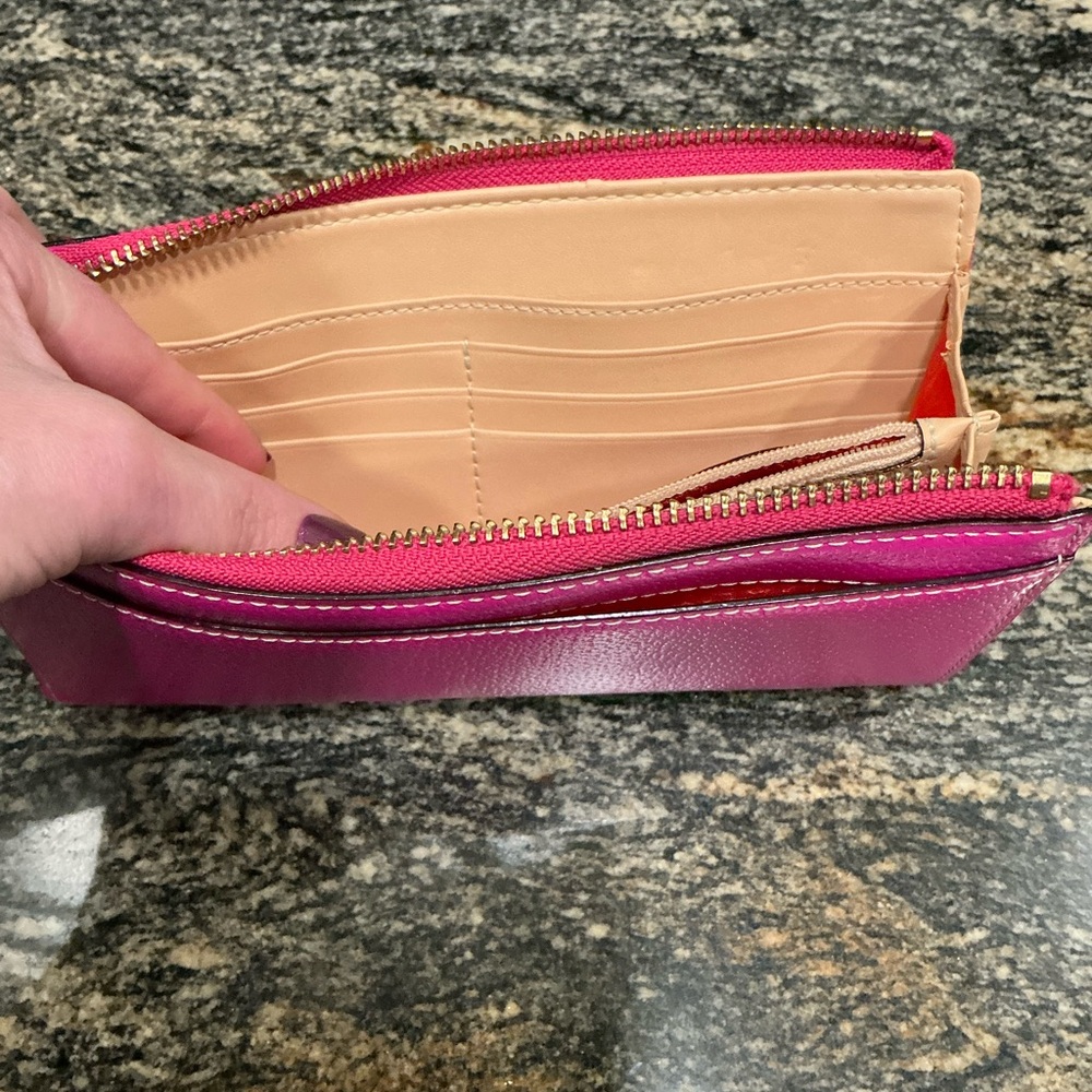 ✨💎BEAUTIFUL💎✨KATE SPADE PEBBLED LEATHER LARGE WRISTLET W/DUSTY&GIFT! - Picture 12 of 12
